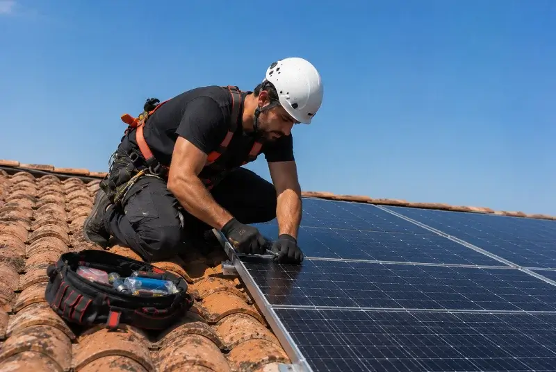 Maintenance et monitoring de panneaux solaires à Val-de-Dagne
