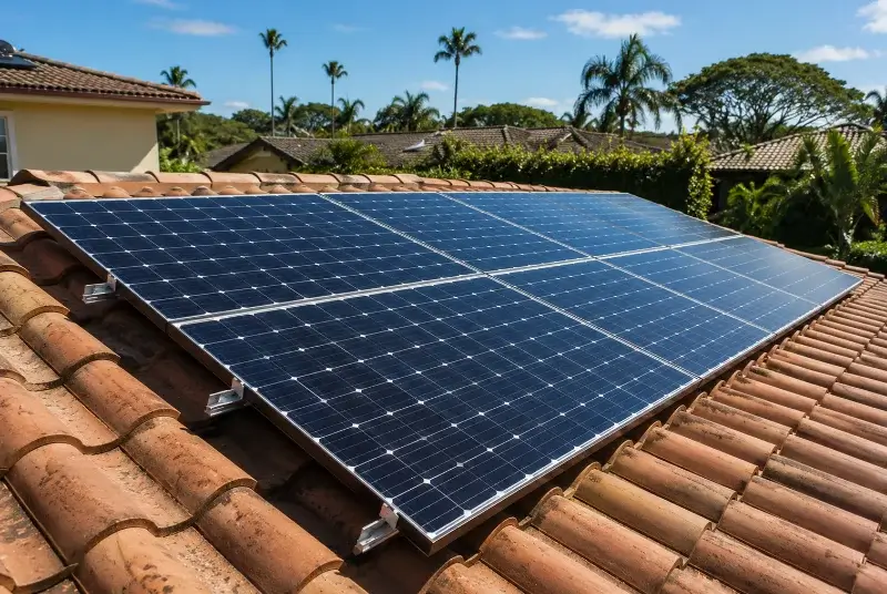 Installation de panneaux solaires à Val-de-Dagne